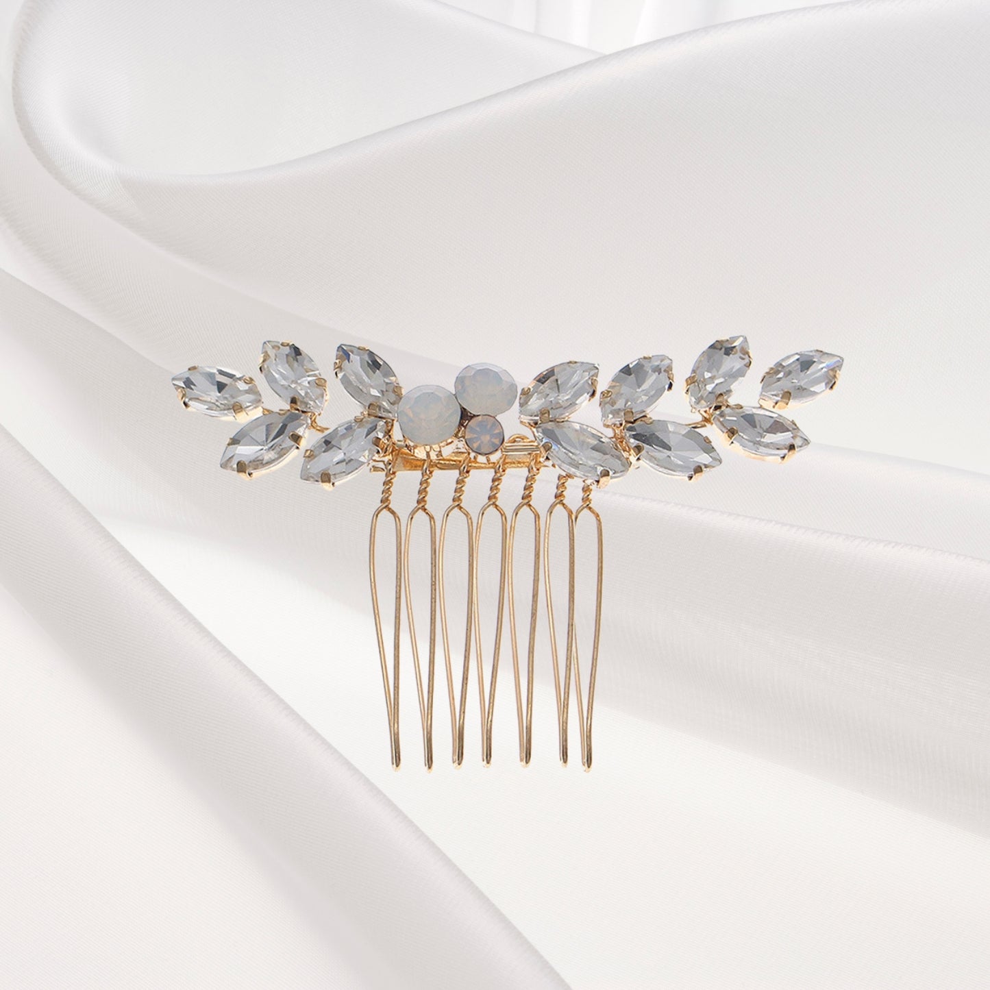 Wedding Hair Comb Clip Bridal Crystal Wedding Hair Accessories for Brides and Bridesmaid