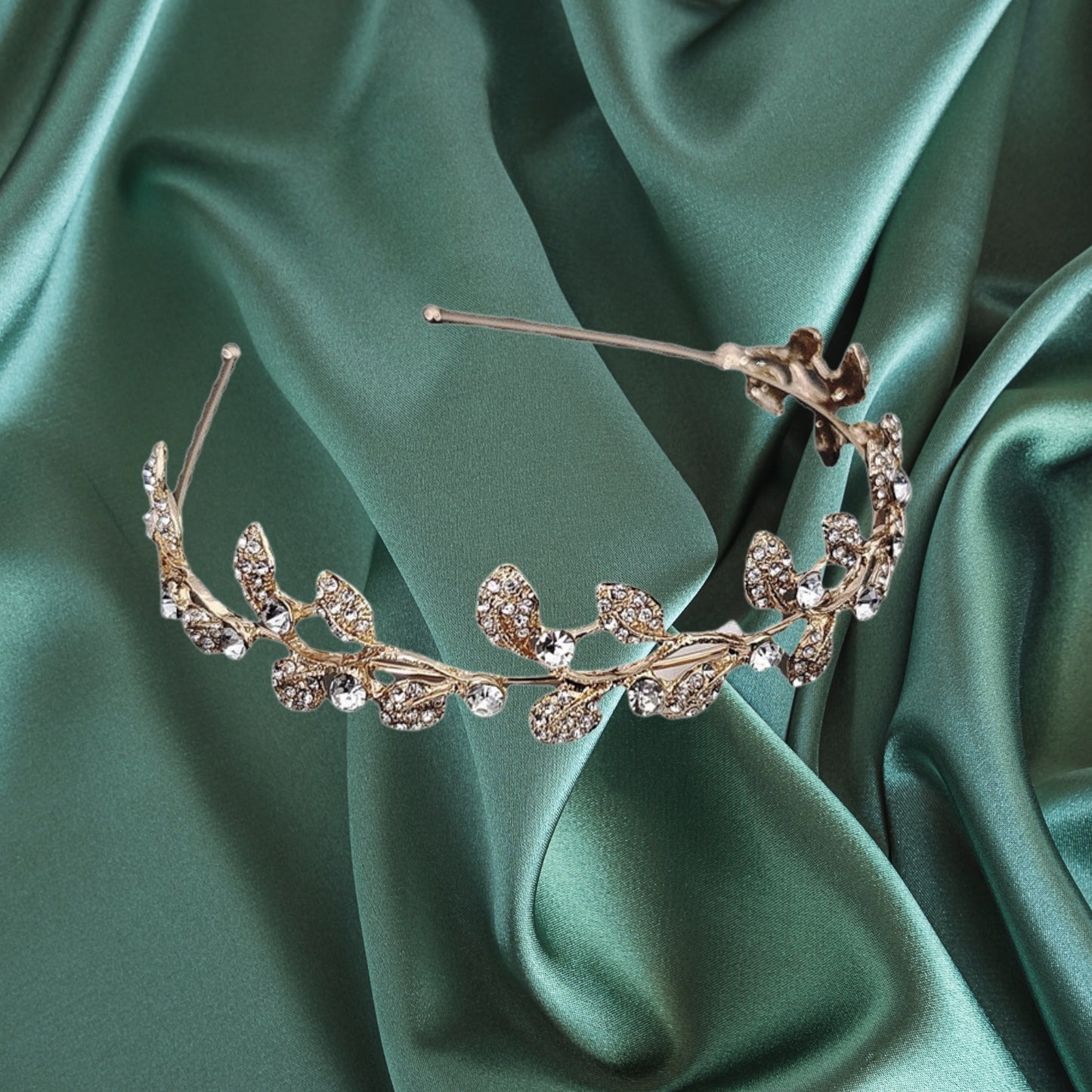 Gold Crystal Tiara Crown for Women and Girls Elegant Princess Crown with Combs Tiaras for Women Bridal Wedding Prom