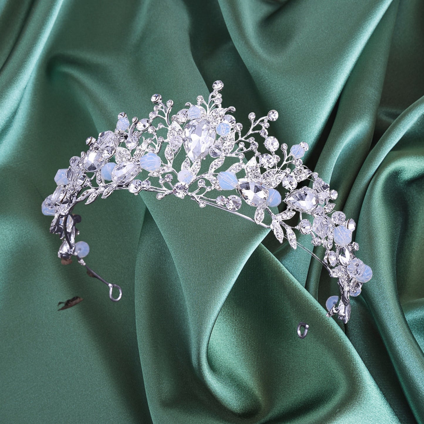 Blue Tiaras Set Princess Crown for Women and Girls Crystal Headbands for Bridal, Princess for Wedding