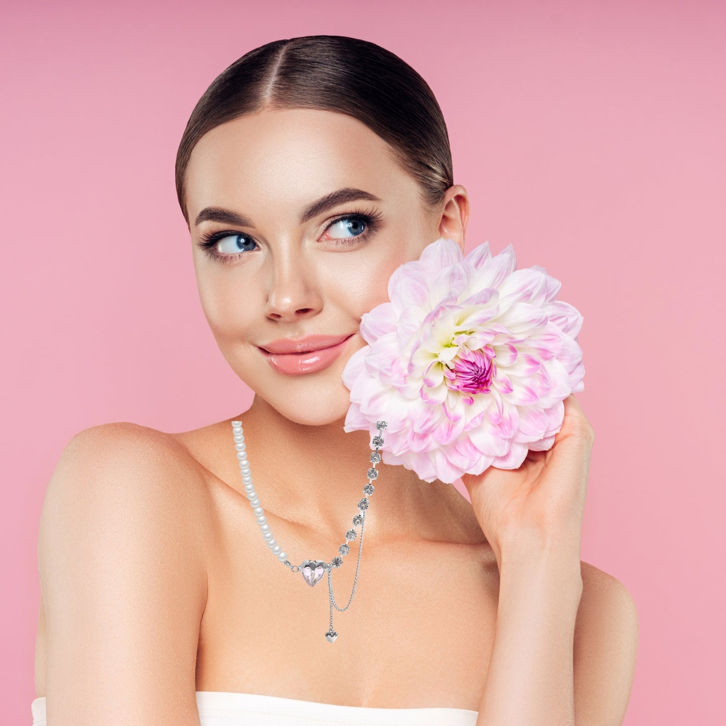 Heart Necklaces for Women, Cute Necklaces Jewelry Love Mothers Day Gifts for Girls