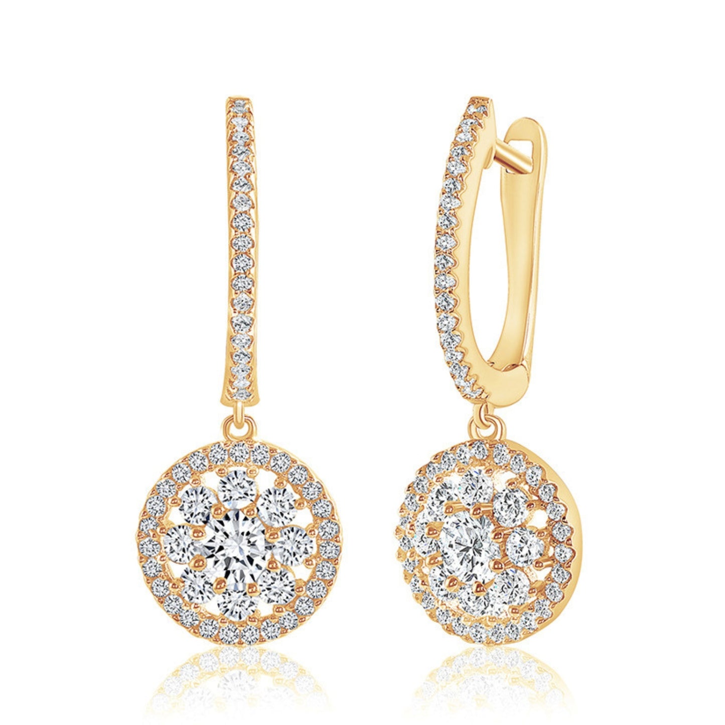 Leverback Earrings for Women Dangle Drop Earrings for Girls Birthday Mothers Day Gifts round