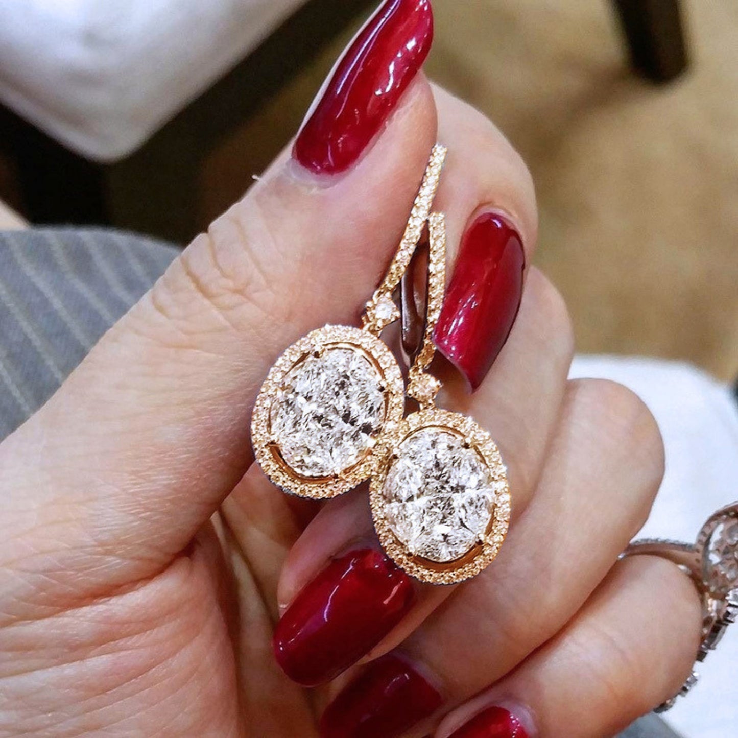 Leverback Earrings for Women Dangle Drop Earrings for Girls Birthday Mothers Day Gifts round