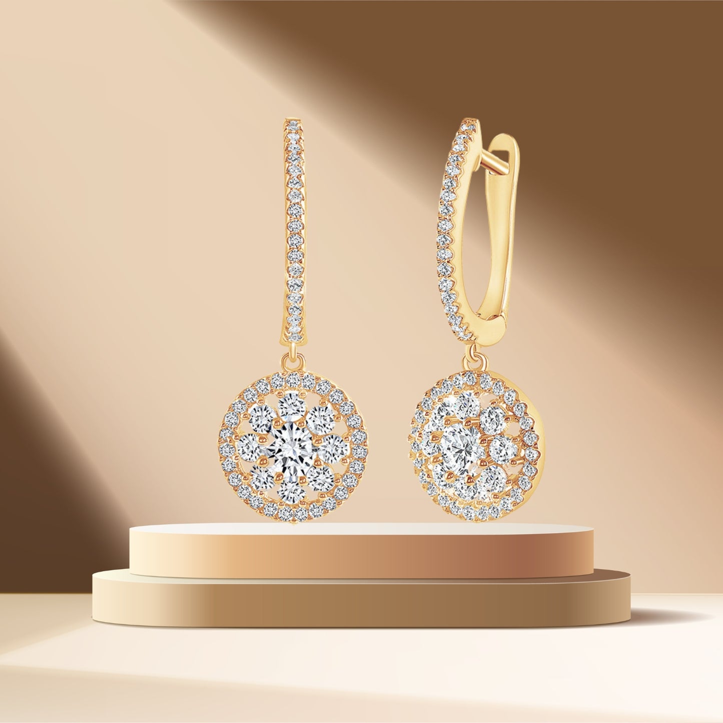 Leverback Earrings for Women Dangle Drop Earrings for Girls Birthday Mothers Day Gifts round