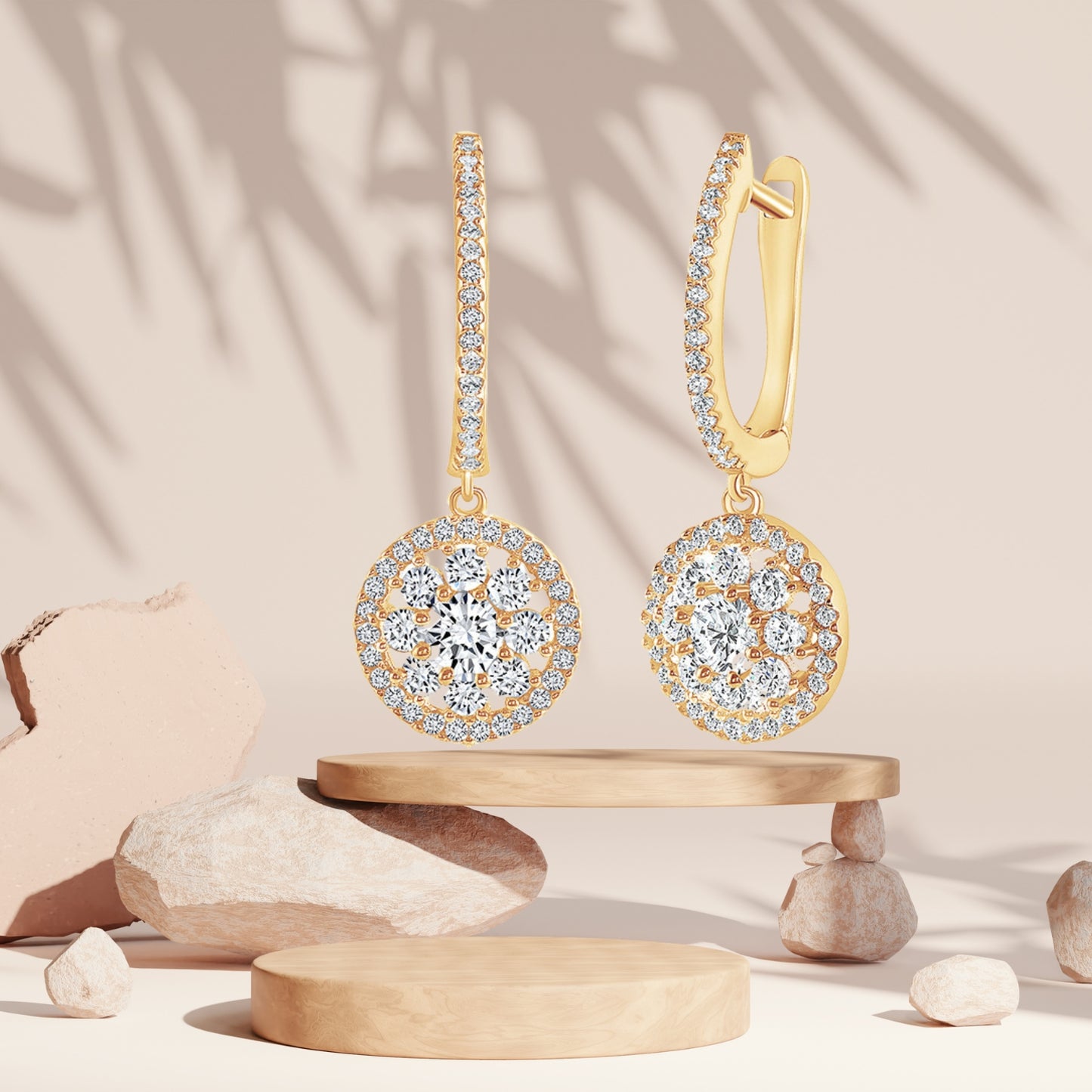 Leverback Earrings for Women Dangle Drop Earrings for Girls Birthday Mothers Day Gifts round