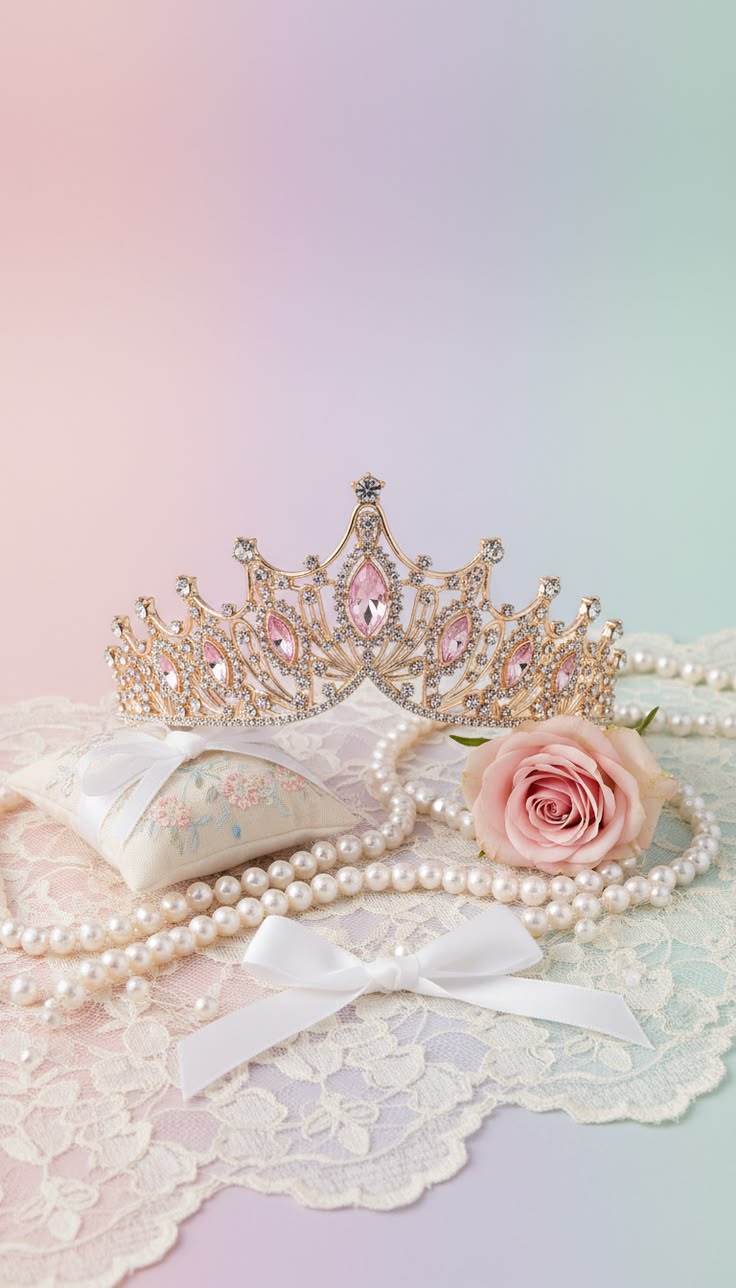 Princess Crown Hair Accessories Bride Rhinestone Christmas Decorations Crystal Tiaras for Women Headband