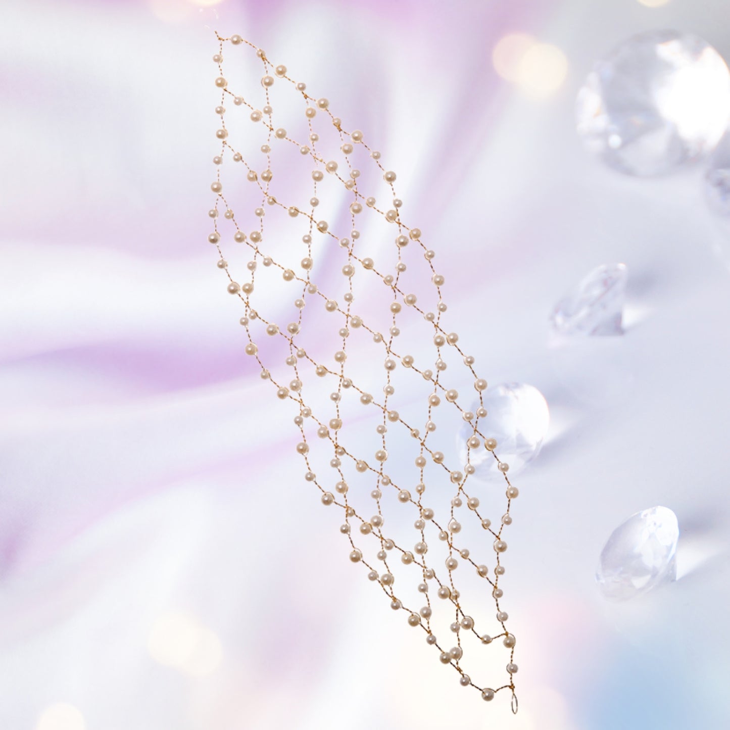 Gold Wedding Headband Pearl Tiara for Women Crystal Bridal Headpieces for Wedding Hair Accessories Bride Hairband