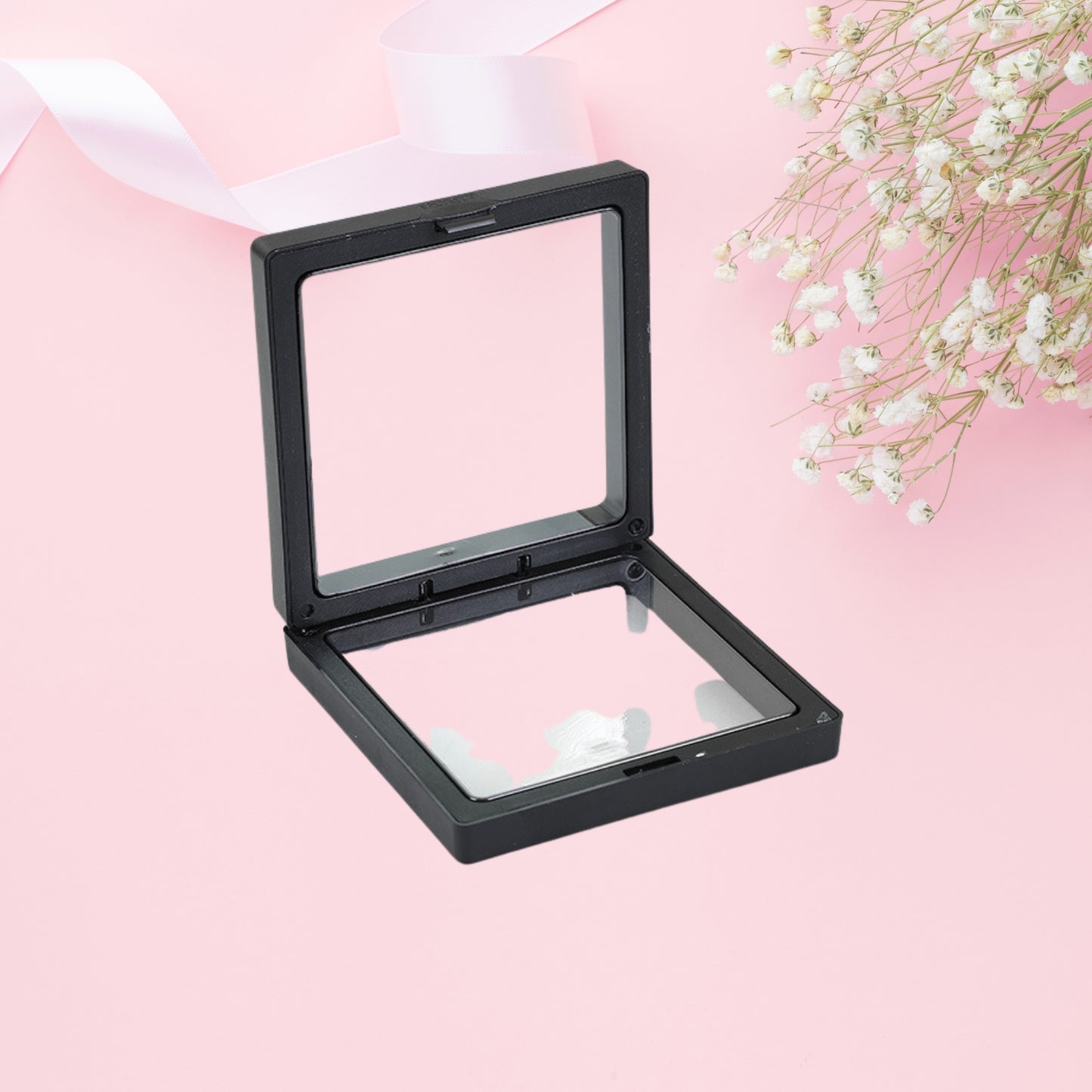 Jewelry Box for Women Girl Wife Display for Earrings Bracelets Rings Black