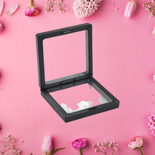 Jewelry Box for Women Girl Wife Display for Earrings Bracelets Rings Black