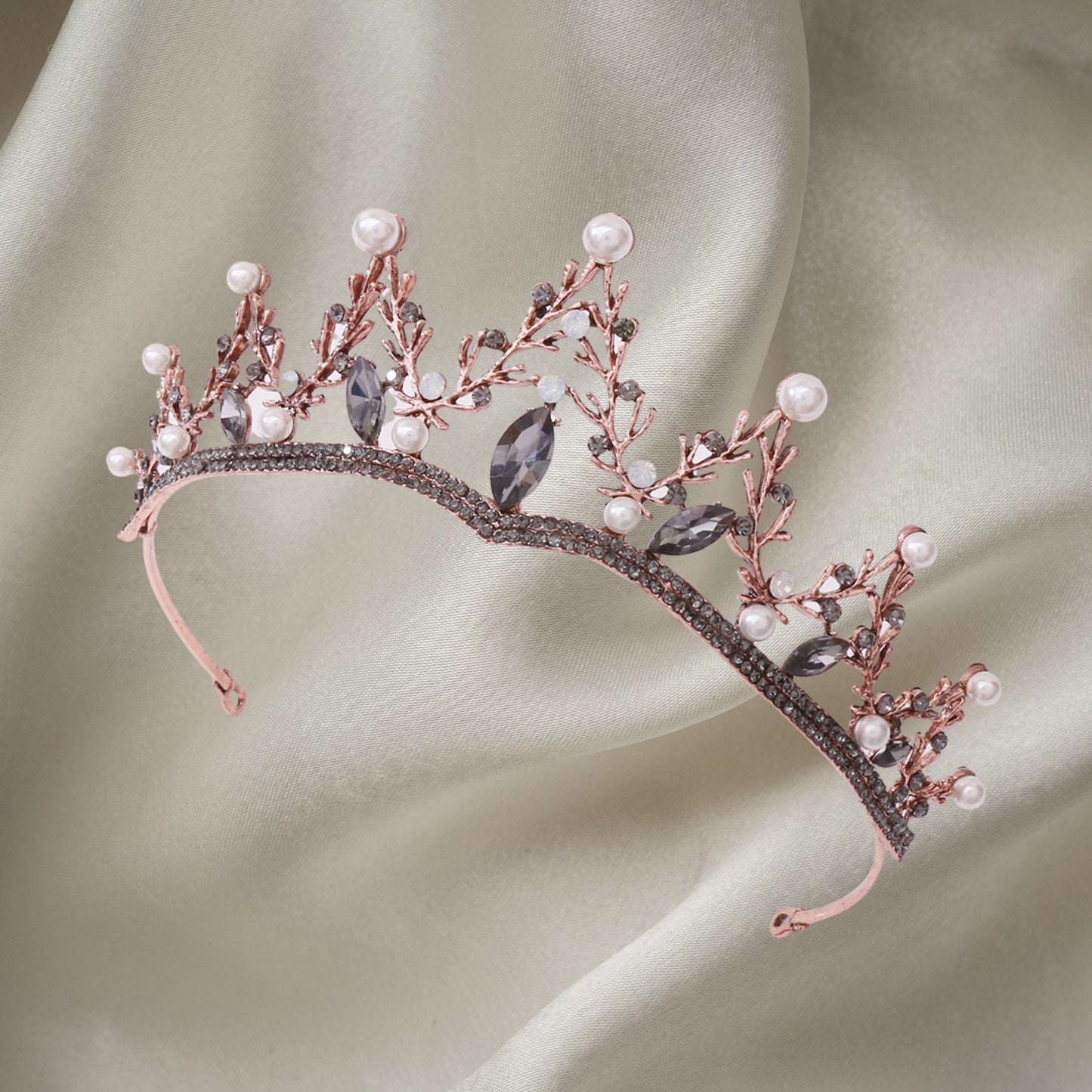 Baroque Queen Crowns for Women, Rhinestone Wedding Crowns and Tiaras Crystal Princess Crown Tiaras for Prom Birthday Party Valentines Costume