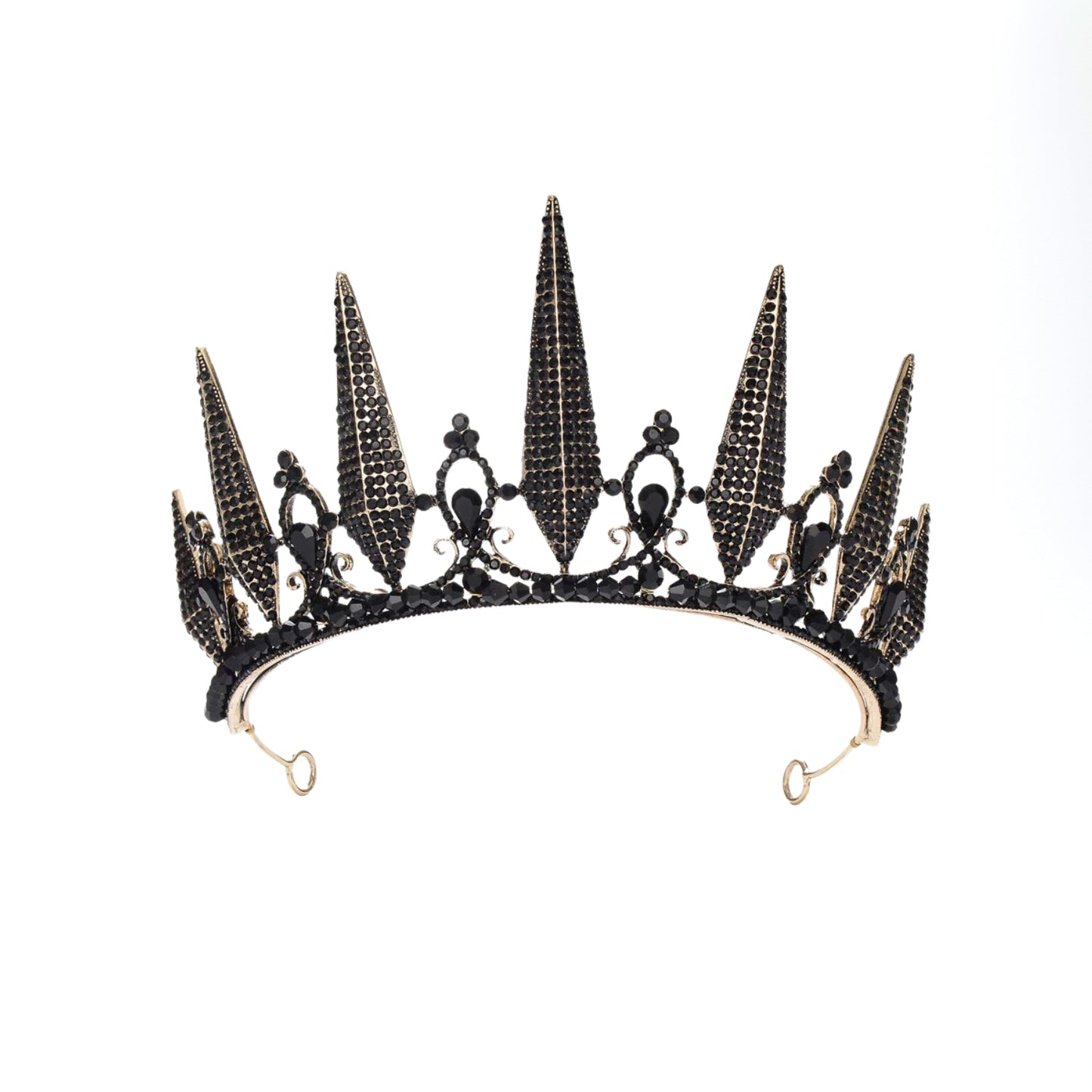 Wedding Tiara for Bride, Rhinestone Queen Crown, Crystal Costume Hair Accessories