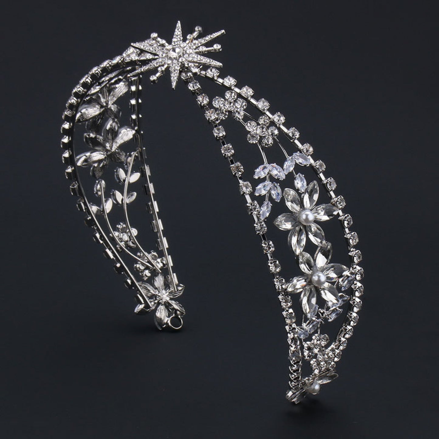 Princess Crown for Women and Girls Crystal Headbands for Bridal, Princess for Wedding and Party
