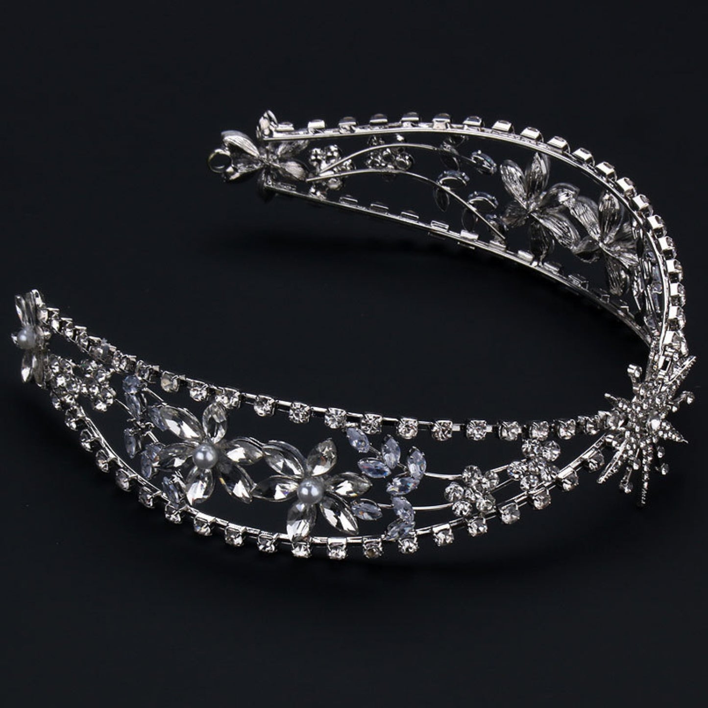 Princess Crown for Women and Girls Crystal Headbands for Bridal, Princess for Wedding and Party
