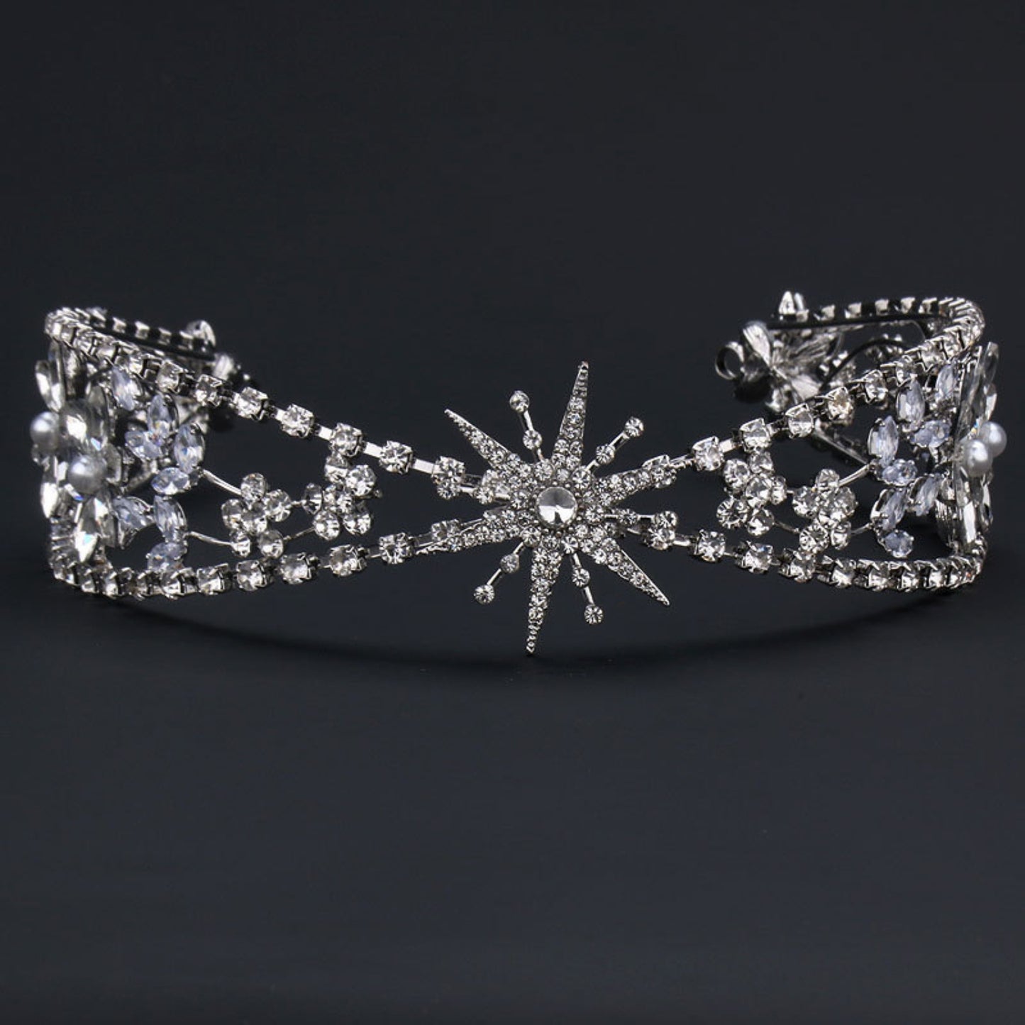 Princess Crown for Women and Girls Crystal Headbands for Bridal, Princess for Wedding and Party