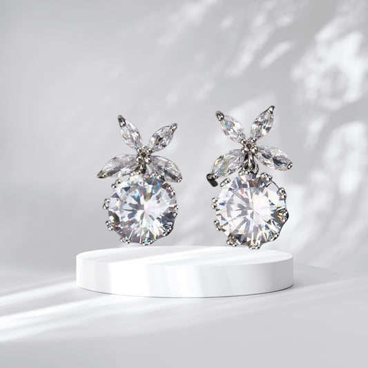 Butterfly Stud Earrings -Pave Butterfly Earrings for Women ，Good Gift for Sister, Lover