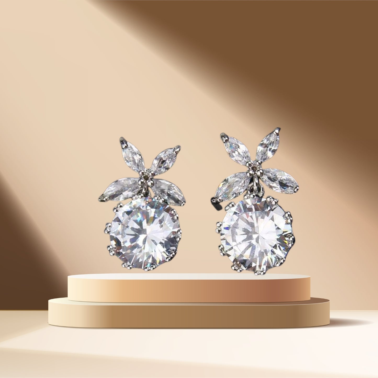 Butterfly Stud Earrings -Pave Butterfly Earrings for Women ，Good Gift for Sister, Lover
