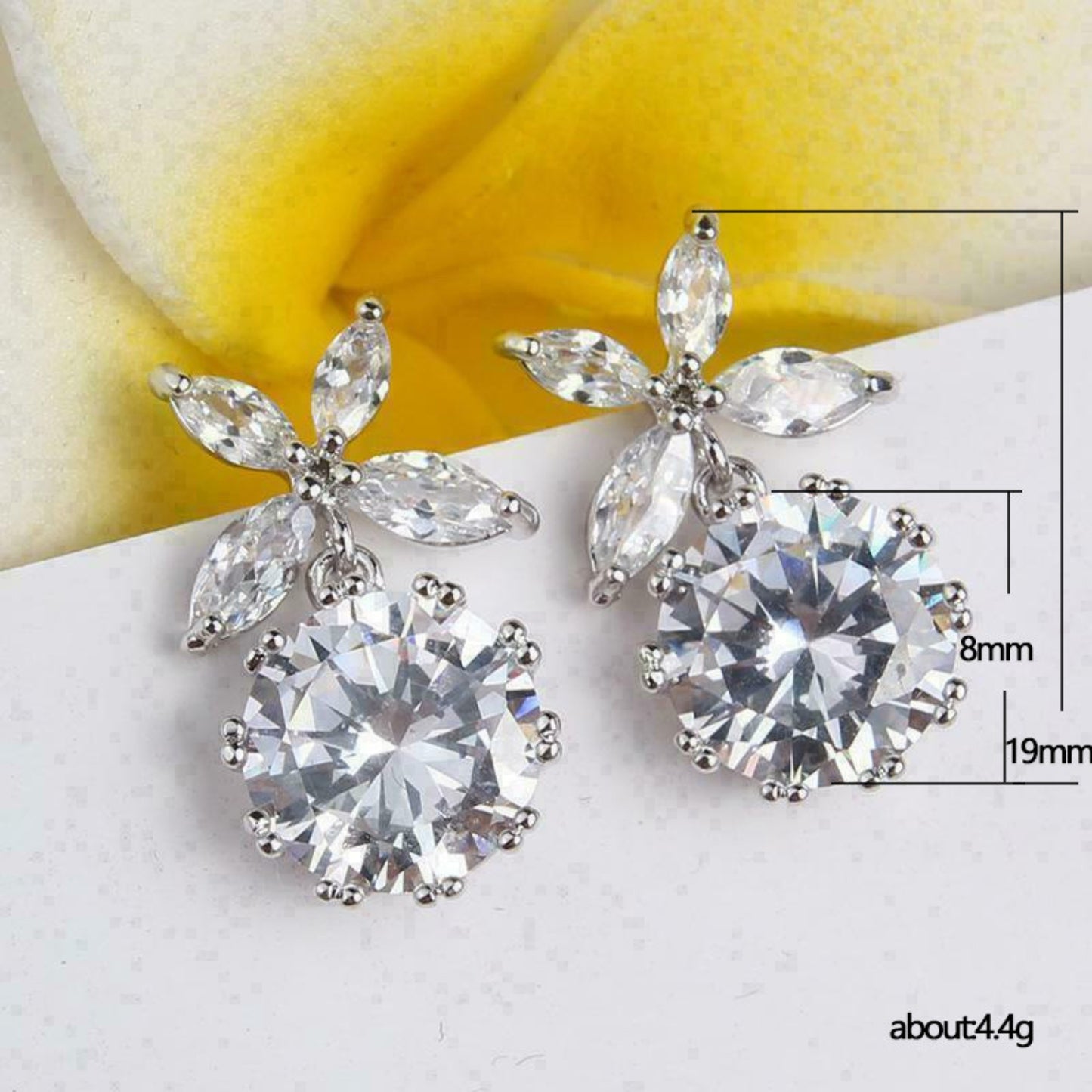 Butterfly Stud Earrings -Pave Butterfly Earrings for Women ，Good Gift for Sister, Lover