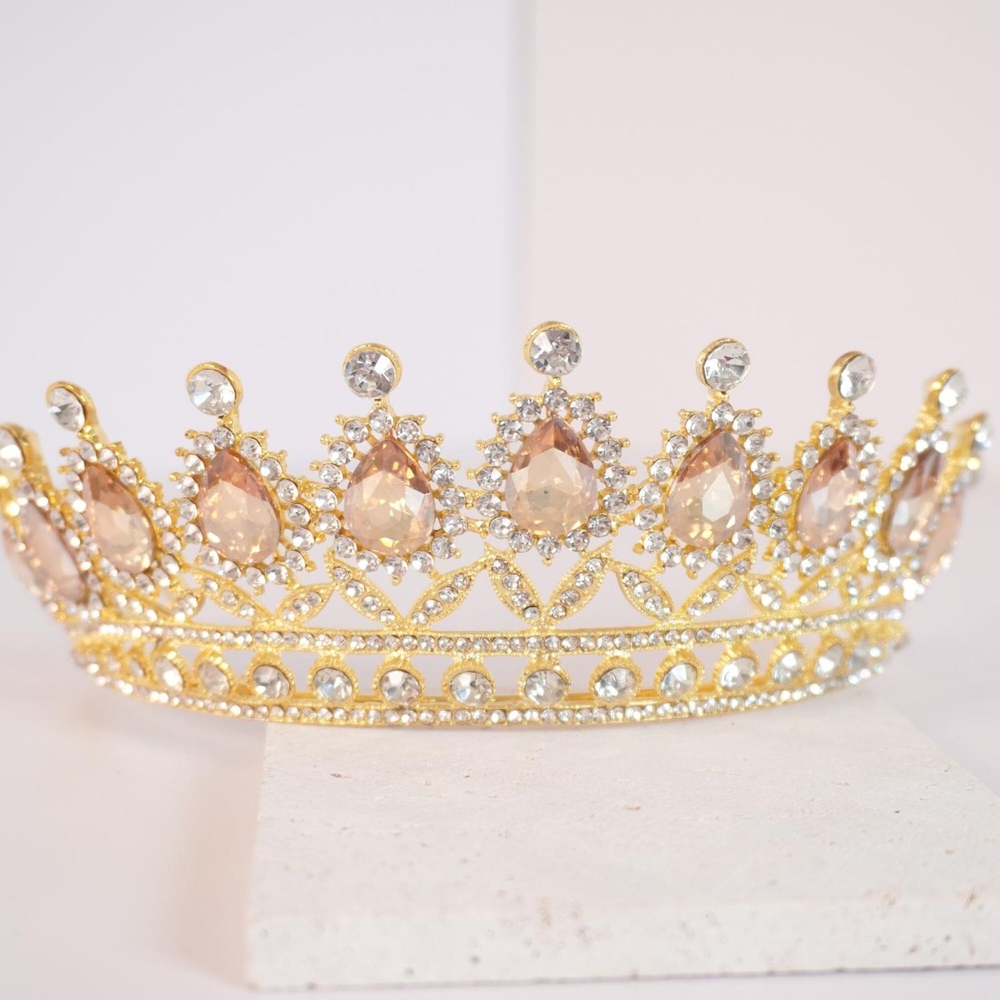 Crowns for Women Princess Crown Tiaras for Women Girls, Rose Gold Tiaras and Crown for Women Wedding Tiara
