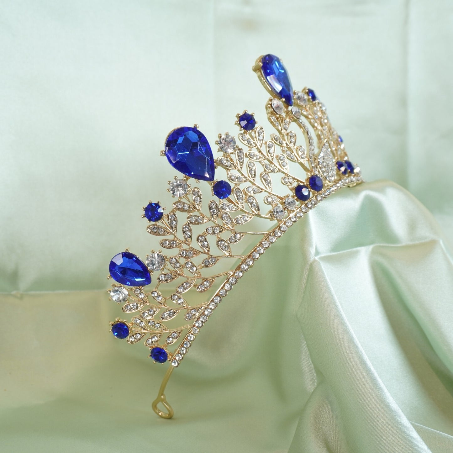Wedding Crown Queen Tiara Bride Crowns for Women Girls Rhinestone Decor Headband Hairband Princess Birthday Party Tiaras Bridal Hair Ornaments Wedding Supplies Accessories